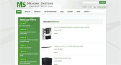 Desktop Screenshot of memorysystems.net